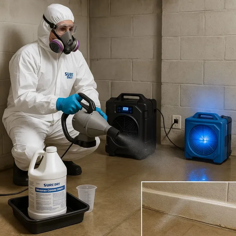 Sanitization and Odor Removal process in Ruston, LA