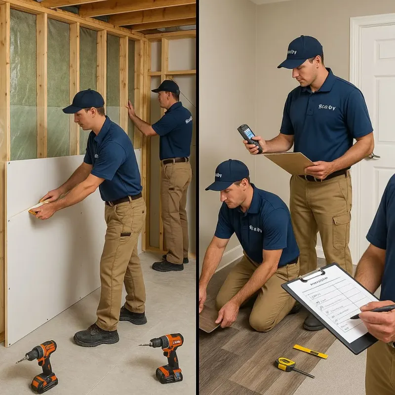 Repairs and Reconstruction process in Ruston, LA